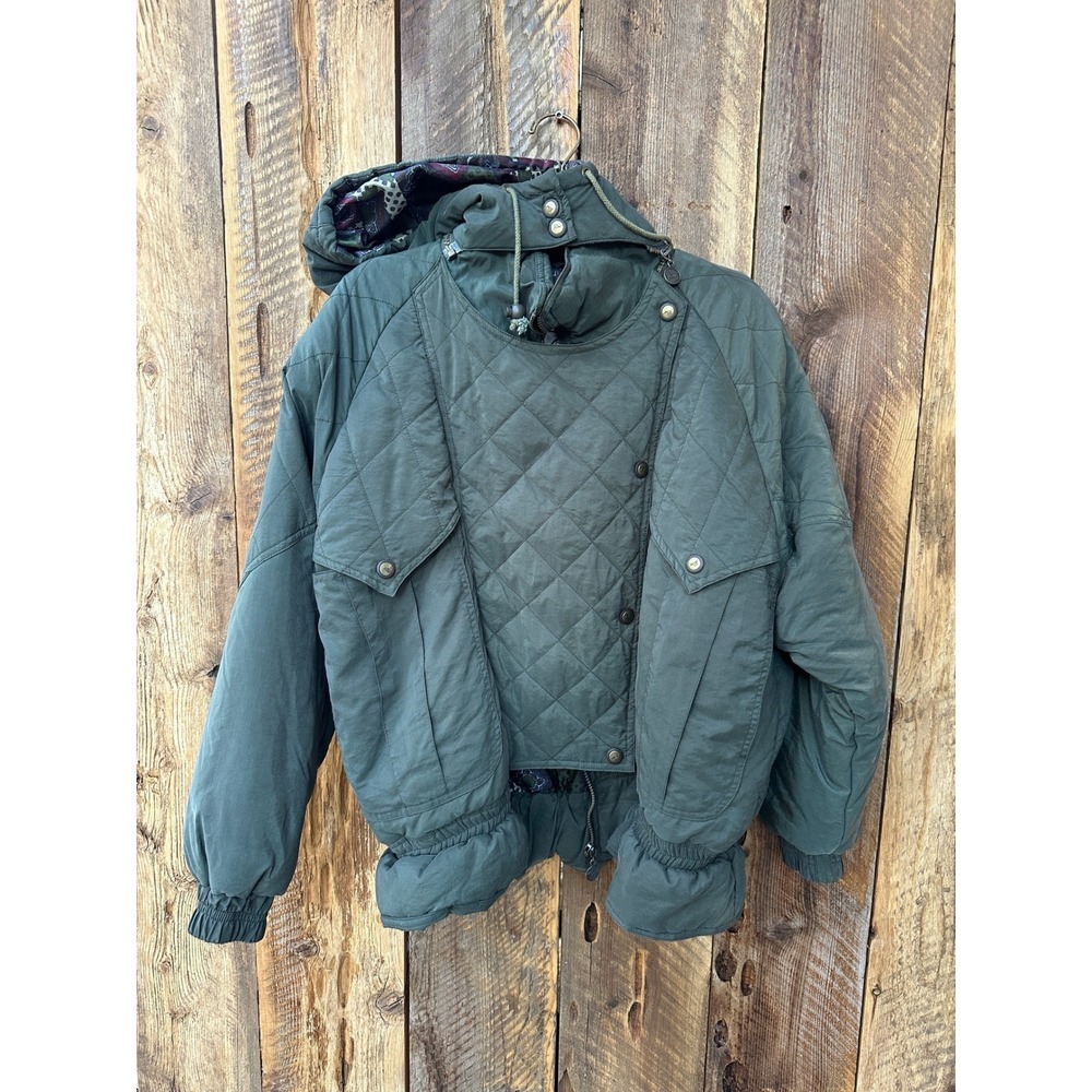 Vintage Rainbow West L Quilted‎ Bomber Puffer Jacket Gorpcore 90s Streetwear